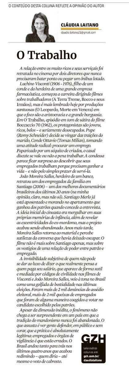 Ladilait's tweet photo. A invisibilidade subjetiva de quem não pode dizer ao patrão o que realmente está pensando. https://t.co/Elxir7K209