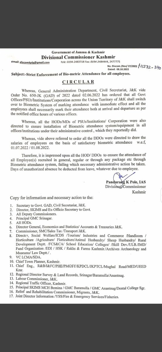 Batt_Kot's tweet photo. This is what we call #PenTerrorism. This is the height of harrasment by local DDO's on the behest of order by administration  ? Do we still need to justify what our fear is in valley ? Why this ? @narendramodi @AmitShah @JPNadda @arunsoodbjp @DivisionalComm1 https://t.co/Wa6iEkiLss