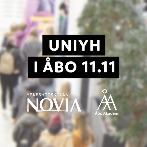 Pressmeddelande: Novia och ÅA presenterar utbildningsutbudet 11.11 på UniYH-dag i Åbo dlvr.it/ScMHxv