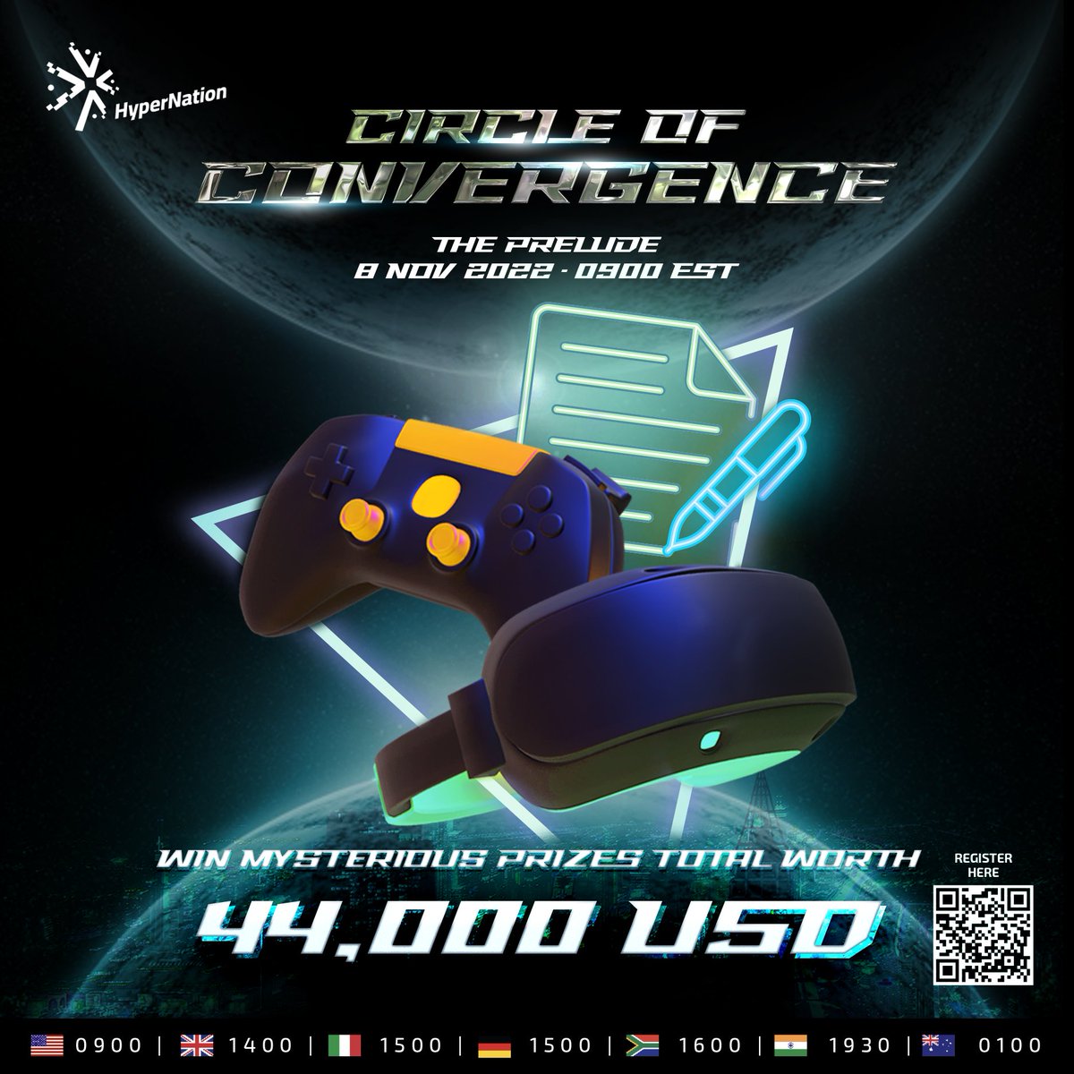 HyperNation8's tweet photo. 🚨CONFERENCE UPDATE🚨
WIN MYSTERIOUS PRIZES total worth 44,000USD!
Join our QUIZ COMPETITION in our global conference!

📅: 08 November 2022
🕙: 09:00 AM EST
🎥: Vimeo

REGISTER HERE
👉 https://t.co/9Ryw1Swqto 👈
WATCH LINK
👉https://t.co/UXcbuq8Cp6 👈
#hypernation #metaverse https://t.co/0hMQGBzQt5