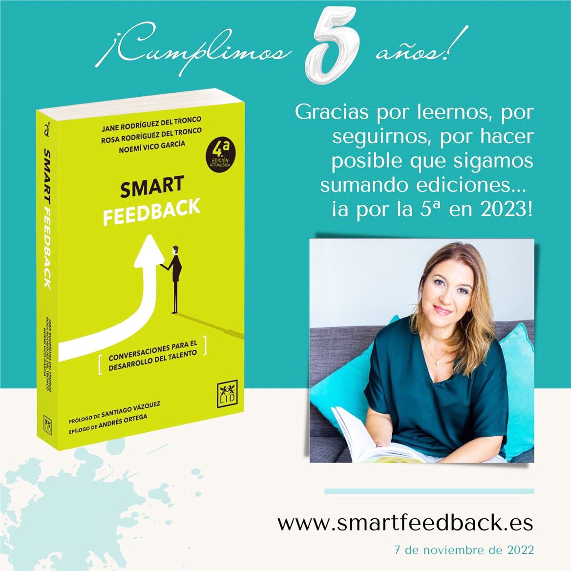 Gracias por leernos, por hacerlo posible, por llevar nuestro modelo de #feedback y de conversaciones a vuestro día a día en tantas organizaciones y equipos 👍🏻 <a href="/Smart_Feedback/">Smart Feedback</a> 
#talento #coaching #liderazgo 
#inspiringleaders