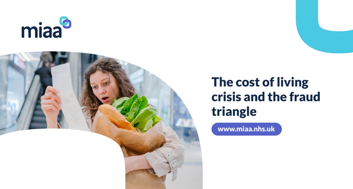 MIAANHS's tweet photo. The cost of living crisis &amp; the financial pressure it brings will be a key driver of frauds this winter. We look at the main fraud risks &amp; how to support your teams.

Read more: https://t.co/RyFQrU6FEl

#FraudPrevention @NHSCFA https://t.co/DPRi2u3RBO