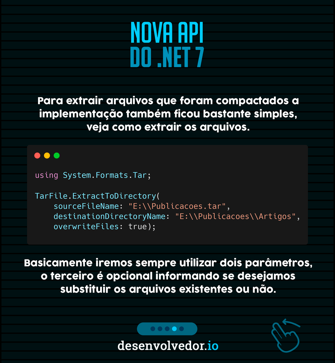desenvolvedorio's tweet photo. Se liga na nossa dica de hoje! π
#desenvolvedorio #dicadodev #programacao #dotnet https://t.co/W2kpmrjgpo