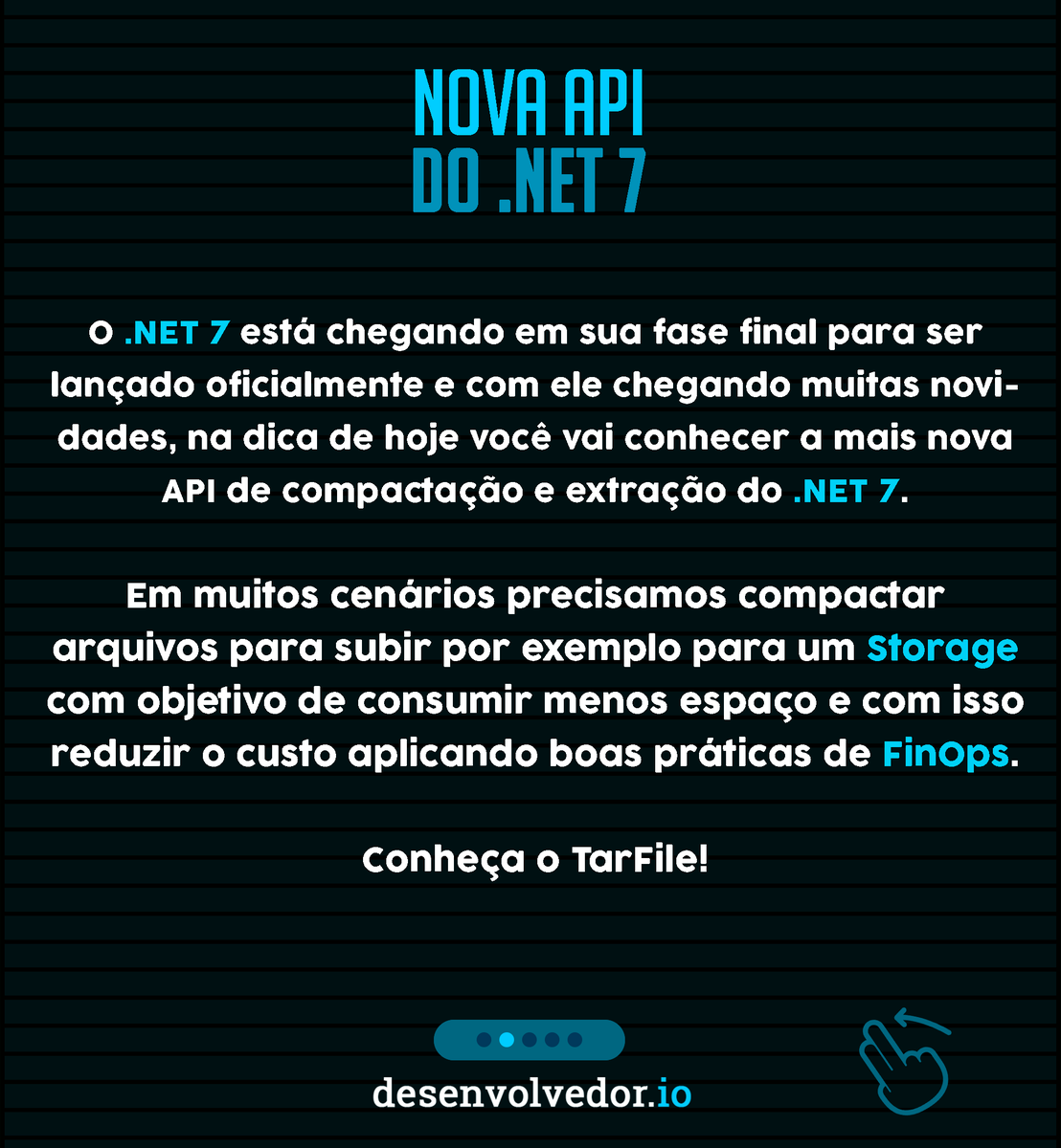 desenvolvedorio's tweet photo. Se liga na nossa dica de hoje! π
#desenvolvedorio #dicadodev #programacao #dotnet https://t.co/W2kpmrjgpo