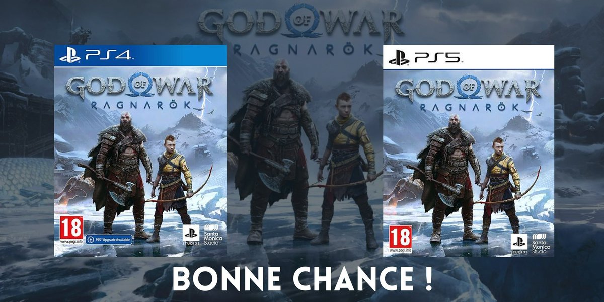 Alkor_yt's tweet photo. ❄️CONCOURS ❄️

Je vous fait gagner un exemplaire de God of War Ragnarok (PS4 ou PS5) ! Pour participer :

- RT ce tweet et follow @Alkor_yt 

TAS le 11/11 #GodofWarRagnarok https://t.co/agQv3s3ev8