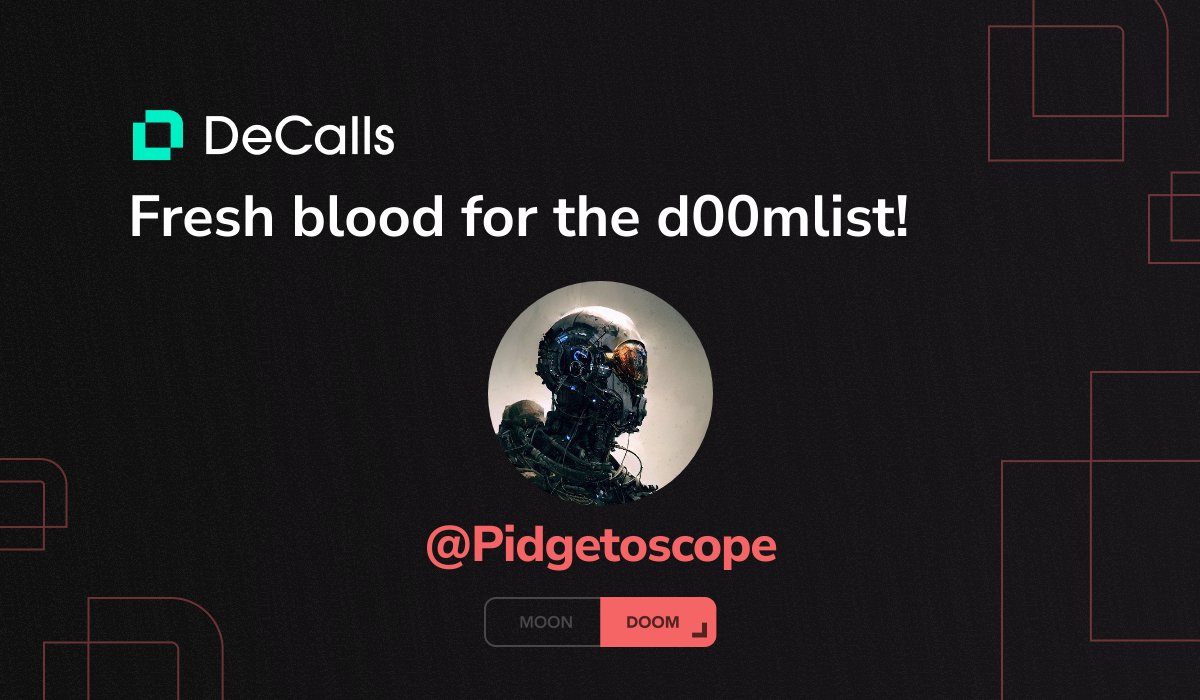 antro_hub's tweet photo. Congrats @Pidgetoscope, you're d00med!

You're next @Tsobulle @PolarizedXBT @DragonCzar, if you haven't already go apply now or you're ngmi

https://t.co/WhobTdHpVe #d00mlist https://t.co/xu5j4Ybyku