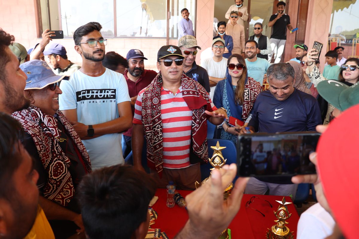 PolioFreeSindh's tweet photo. Coordinator EOC Sindh Mr. Fayaz Hussain Abbasi &amp; TFP Sindh Dr. Ahmed Ali Sheikh played an opening cricket match with ERU team in the tournament organized by Coordinator ERU Gujro Mr. Riaz Jakhrani at Tharo Mengal stadium. EOC Core team have also attended the tournament. https://t.co/gXrea8HVKu
