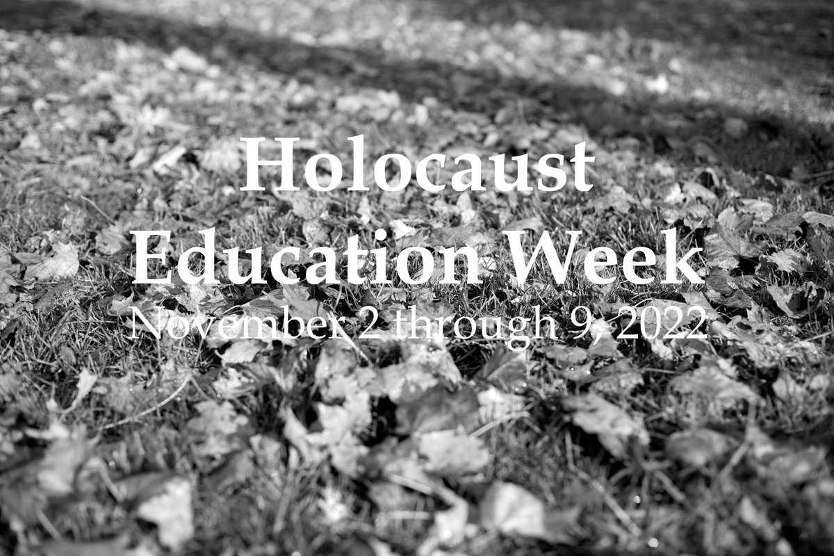 At such moments of increasing antisemitism and intolerance of 'the other,' it's crucial we learn and re-learn of arguably the foremost human catastrophe of modern times.