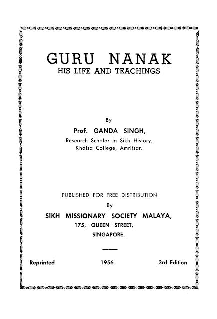 SikhDigiLib's tweet photo. Celebrating the Prakash Purab of Guru Nanak Dev ji
Guru Nanak - His Life and Teachings (3rd edition) - Dr. Ganda Singh
https://t.co/ObrdHJiffa
#ਗੁਰੂ_ਨਾਨਕ #Guru_Nanak #गुरु_नानक #Guru_Nanak_Jayanti #गुरु_नानक_देव_प्रकाशोत्सव #ਗੁਰੂ_ਨਾਨਕ_ਪ੍ਰਕਾਸ਼ਪੁਰਬ #Sikh_Digital_Library https://t.co/5Z69VbM4Zz