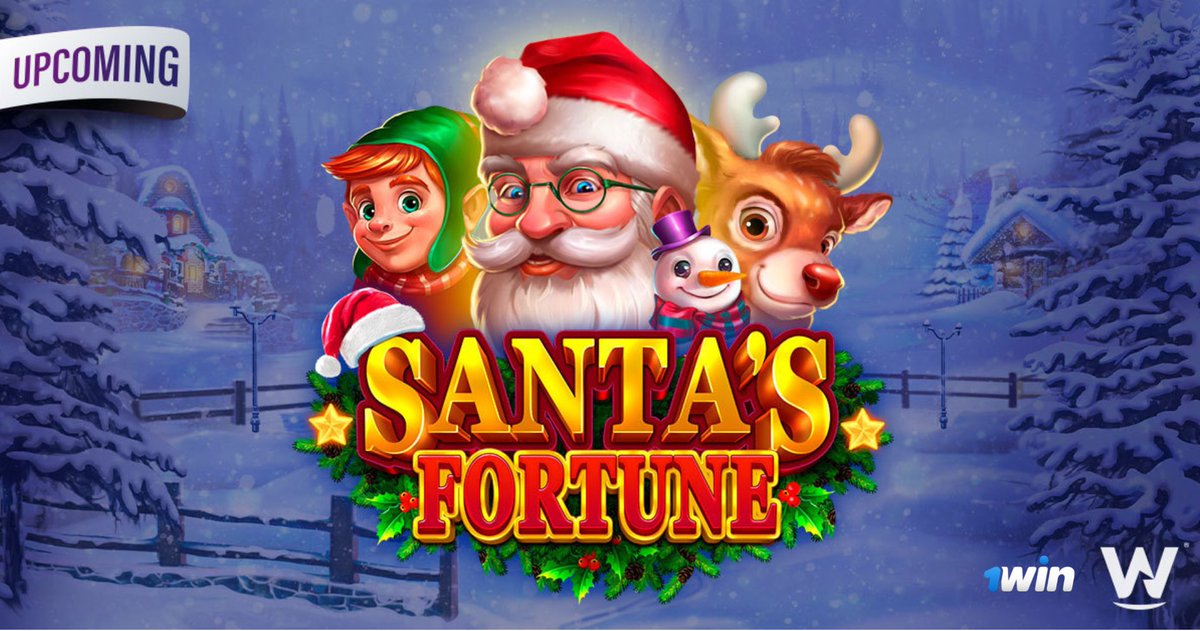 1win's tweet photo. ⛄Christmas is coming earlier this year bringing tons of presents! 

🎅🏻Stay tuned for the upcoming release of @wizardgamesWG next vibrant slot Santa’s Fortune! 

🔗https://t.co/uGZKx88Kyy | #1win | #casino | #slot https://t.co/gUTy4LYSbT
