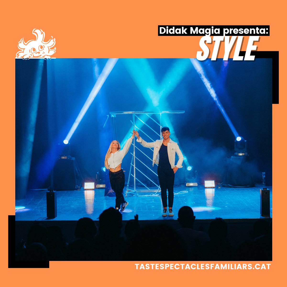 No pot ser! 😲​
Això és el que diràs en veure ‘Style’, l’espectacle de Dídak Màgia al #Tast2022

📆 dissabte 1️⃣​9️⃣​ de novembre 2022
🕛 17:15 h
🌍 Centre Parroquial de Sant Feliu de Llobregat

No et perdis l’espectacle més màgic del dia!! 
Inscriu-te ⬇️
tastespectaclesfamiliars.cat/programadors/
