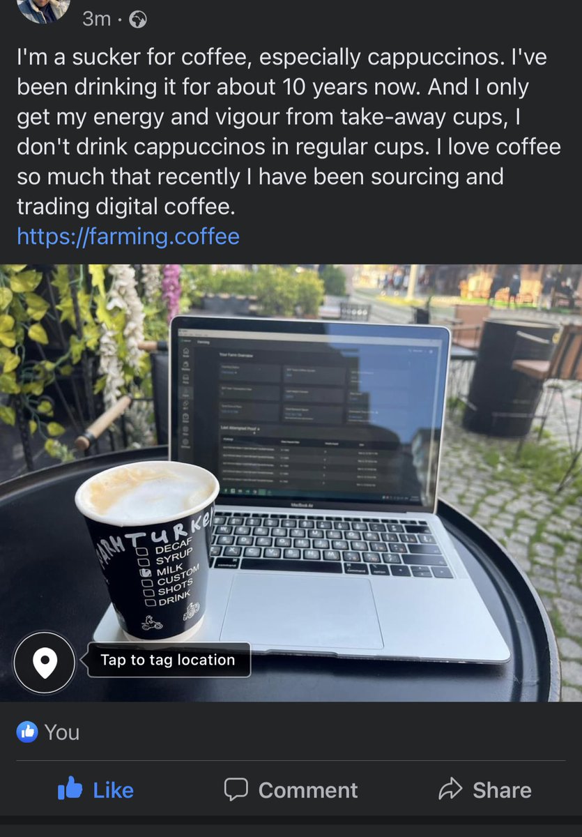 Coffee fork tweet media