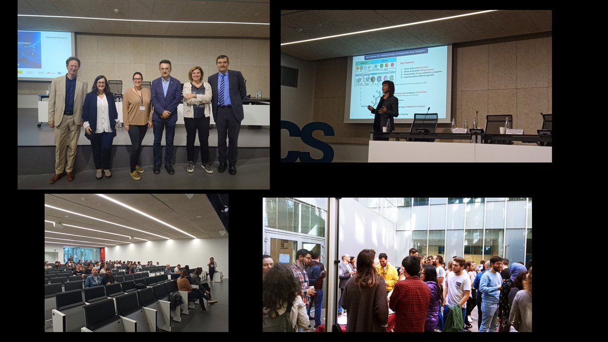 Many thanks to Prof. Hermenegildo García, Prof. Maria Escudero, Dr. Maria Jesús Vicent and Prof. David Brian Amabilino for your participation in our First Annual Symposium at INAM. It was a great pleasure and we hope you visit us again soon.