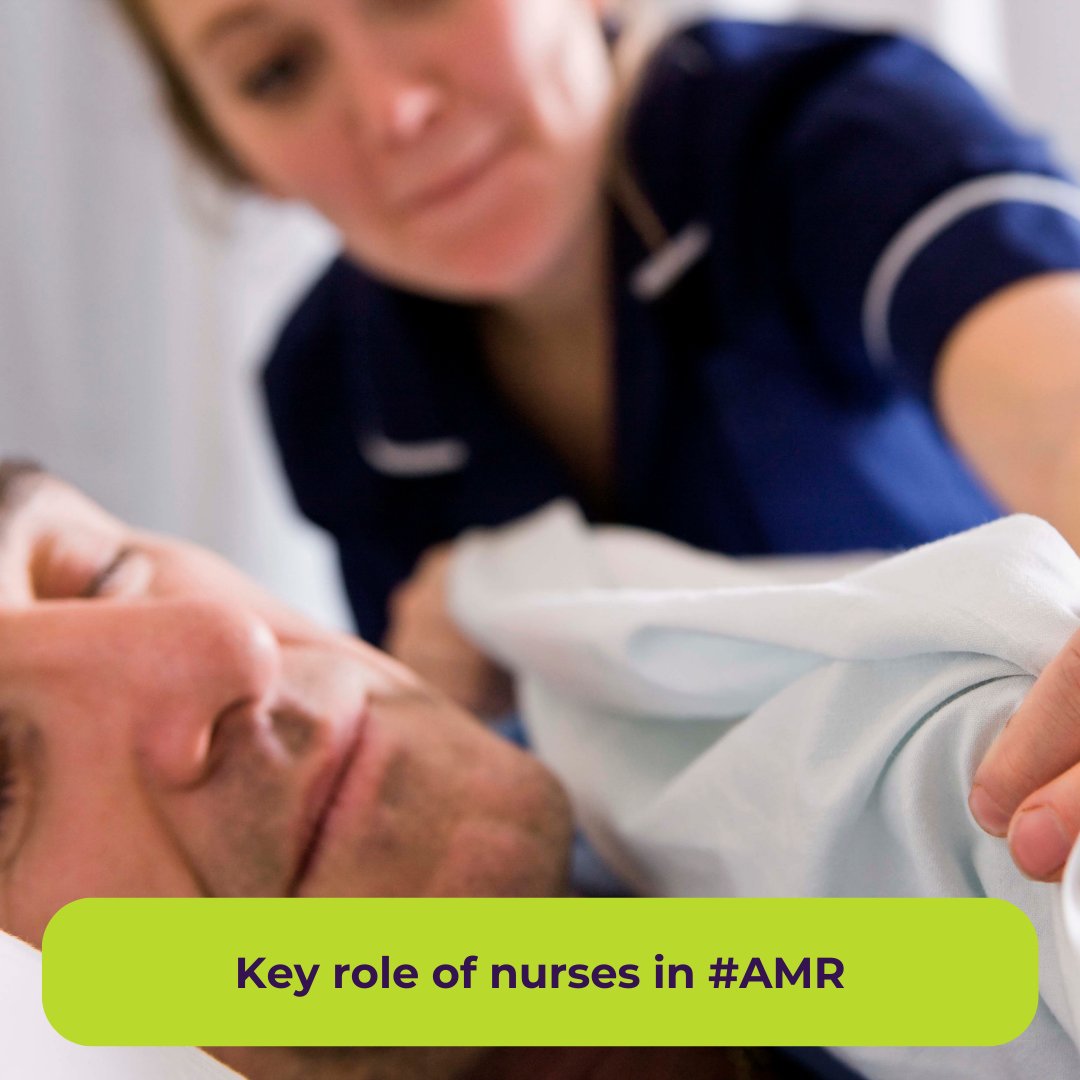 EFNBrussels's tweet photo. #Nurses have a key role to play in reducing #AntimicrobialResistance, in reducing the demand for #antibiotics, enhancing #antibioticeffectiveness and encouraging a system wide approach to tackling #AMR.
#EFN #EAAD #AntimicrobialResistance #keepantimicrobialsworking #nursesrole https://t.co/sMOsvgSu6p