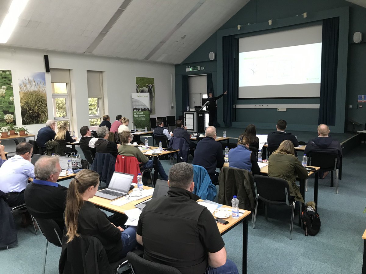 Very pleased to welcome some member of the GB grass seed trade to #GerminalForageTraining <a href="/wearegerminal/">Germinal</a> <a href="/ibers_aber/">IBERS - Aber</a>