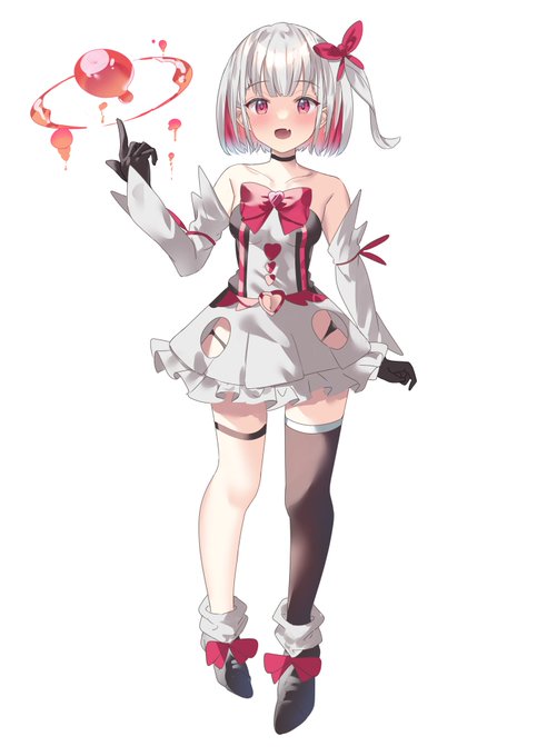 ちょくちょく投稿してるオリキャラちゃんの立ち絵改です
今頑張ってLive2dで動かせるようにしてます… 