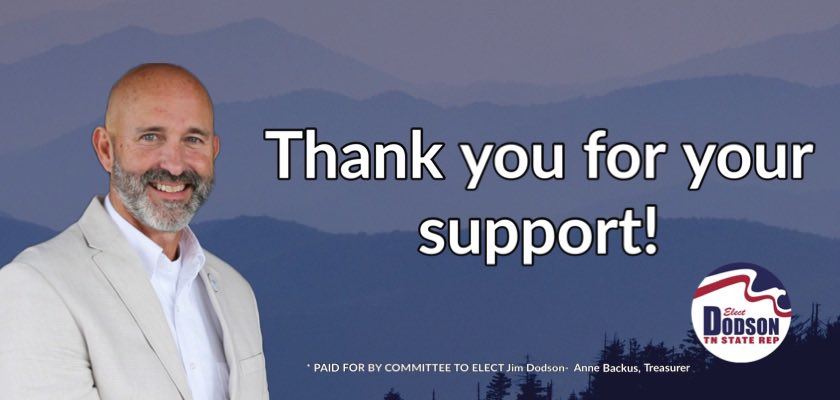 Jim Dodson for TN State Representative District 33 tweet media