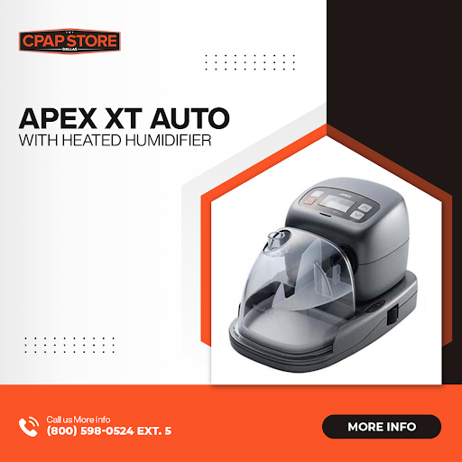 StoreCpap's tweet photo. The heated humidifier is one of the best features of the Apex XT Auto CPAP. With the heated humidifier, you will not experience dry mouth, which over 40% of CPAP users experience.
https://t.co/4ZaHxvYkC3 
#cpap #cpapmachines #cpapsuppliesdallas #apexXTautocpap #heatedhumidifier https://t.co/aCkOzyeDfN