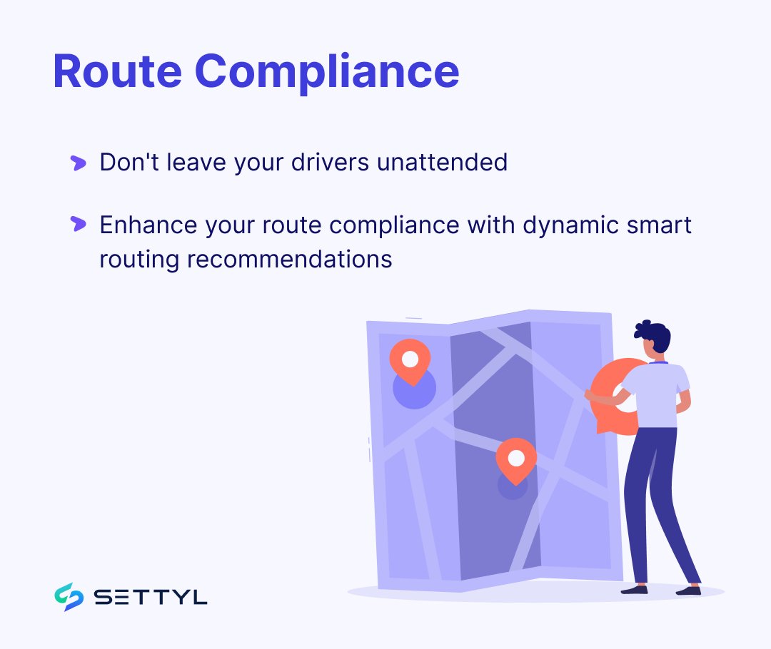 SettylCorp's tweet image. Don&apos;t Leave Your Drivers Unattended

Enhanced Route Compliance with Smart route forecast - Dynamic routing

ow.ly/WRjH50LvrAo

#routeoptimization #lastmile  #DispatchTracking  #freightforwarding  #SupplyChain  #logistics #Shippers #3PLs #Carriers #digitaltransformation