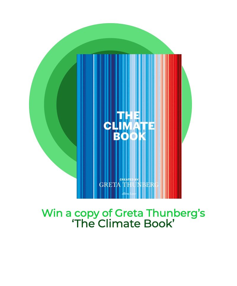 UK_Going_Green's tweet photo. We are giving away a copy of #TheClimateBook by #GretaThunberg

To enter simply:

💚 Follow @uk_going_green 

💚Tag at least two friends 

💚Retweet this post

Winner announced 20th Nov 
Good luck! 

#competition #COP27 #book #Giveaway #ClimateCrisis #fridaysforfuture https://t.co/yv6y5DT5hh