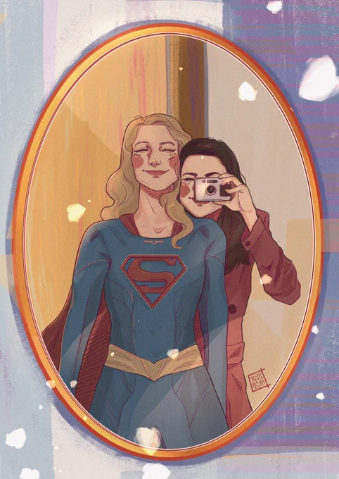 seven days late but here are my contributions for the last installment of supercorp zine ! <3 