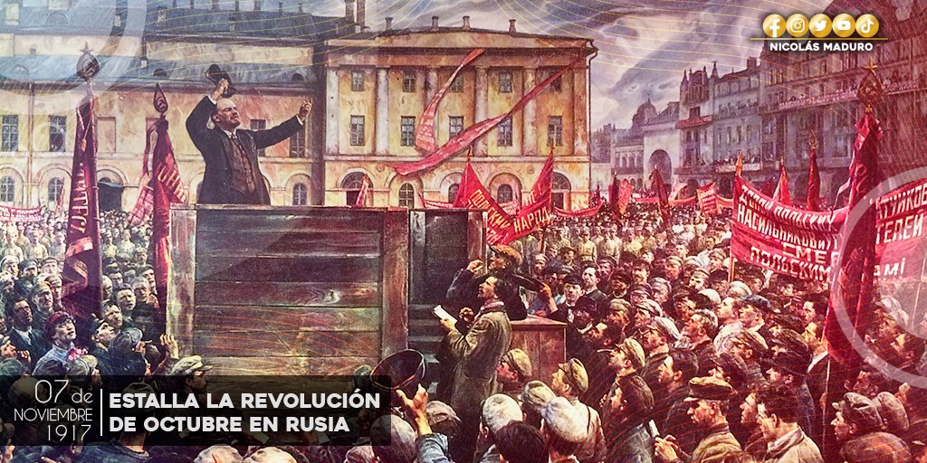 En esta fecha, recordamos el inicio de la Gran Revolución de Octubre, extraordinaria hazaña del Pueblo Soviético que se rebeló contra la visión hegemónica del Estado Burgués, y abrió paso al primer Estado de obreros y campesinos del mundo.