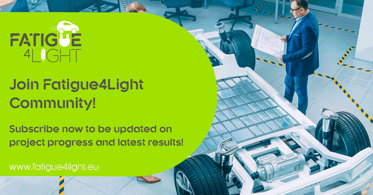Fatigue4Light H2020 project tweet media