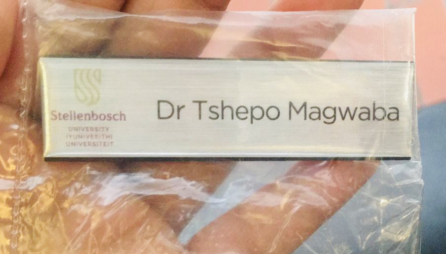 On Friday 4th November 2022 my childhood dream became a reality 🥺

“I have fought the good fight, I have finished the race, I have kept the faith.” —2 Timothy 4:7 (ESV) 

When the time is right, I, the Lord, will make it happen. Isaiah 60:22
Dr Tshepo Magwaba MBChB (Stell)