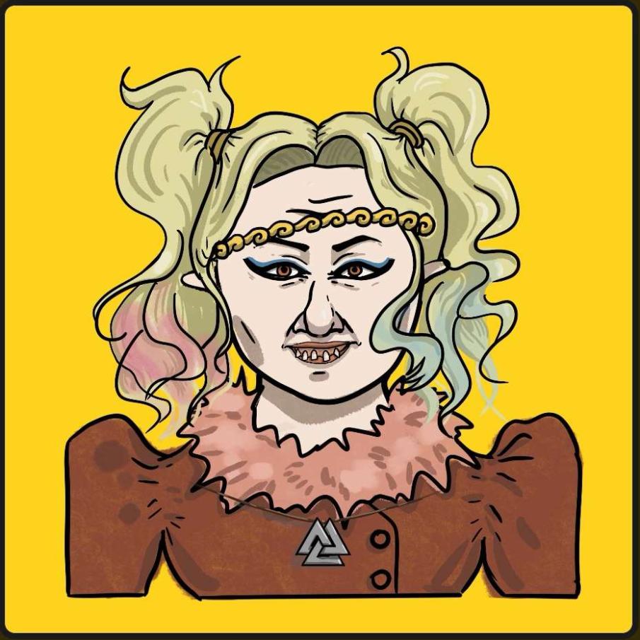 'Marleen Quinn, Harleys ugly sister. Spoiled brat, who hasn't worked a day in her life. Lives in her sisters shadow. She says that's because she hasn't found her Joker yet. With those teeth? Keep dreaming.'
-
by <a href="/ajicirtap/">Patricija Prentoski</a>