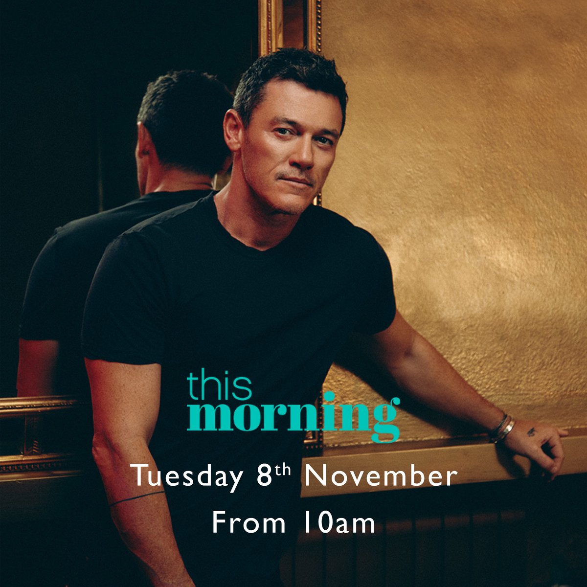 I'll be on @thismorning tomorrow talking about my new album, #ASongForYou, as well as performing a song from it! Tune into @ITV from 10am or watch online after. Listen to A Song For You here: lukeevans.lnk.to/asongforyoutw