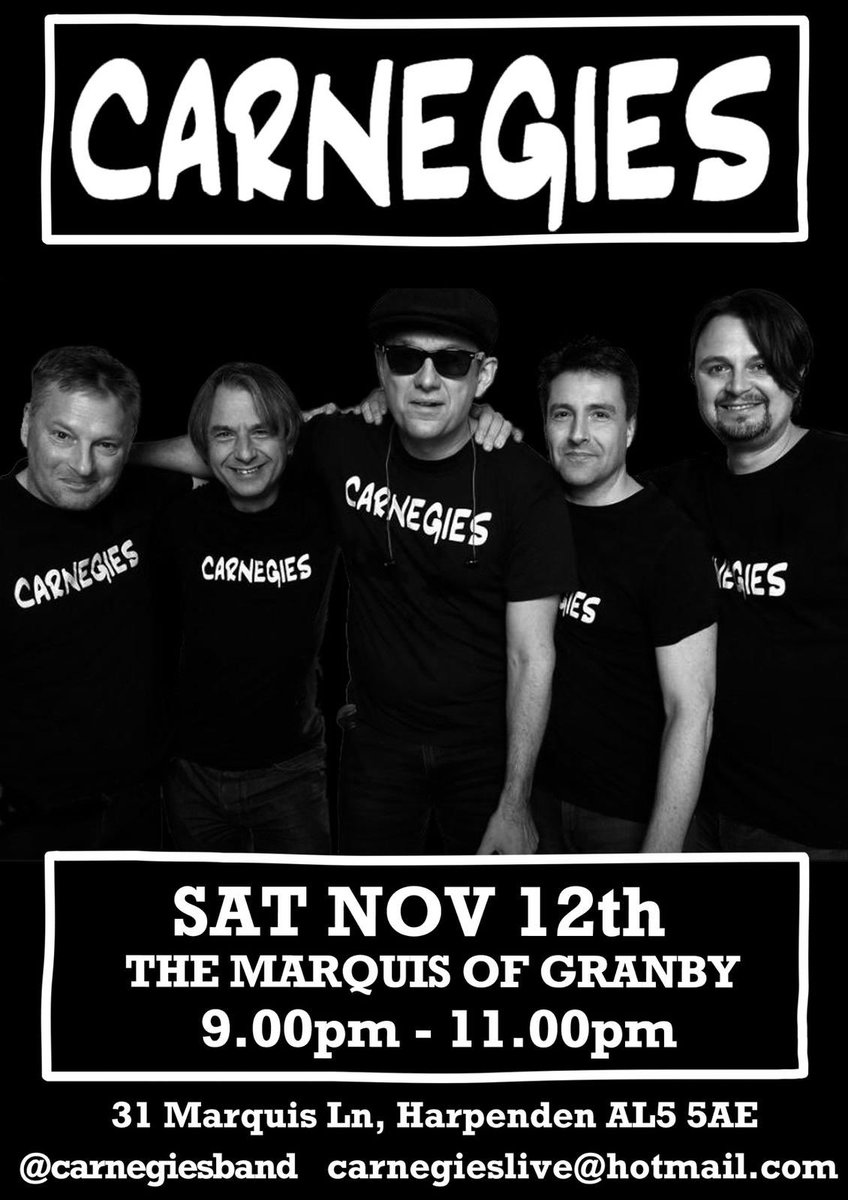 Playing this weekend at The Marquis of Granby in #harpenden @HarpendenGuide @HarpendenUK @HarpendenDirect @HarpendenHerts #partyband #functionband #coversband #weddingband #livemusicherts #hertslivemusic