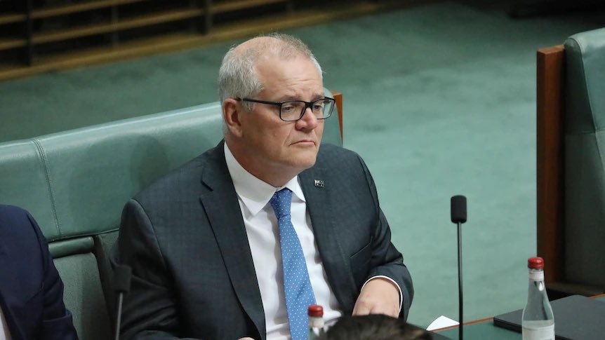 CaraMia200's tweet photo. #LNPCorruptionParty #FecklessLumpScotty receives letter from #AttGen telling him to desist from making sensitive disclosures about #Aust #NationalSecurity. Imagine being of such a low character, he provoked a letter like that?
Get him off our purse now. #ResignMorrison #auspol https://t.co/x6fZh8yFCg