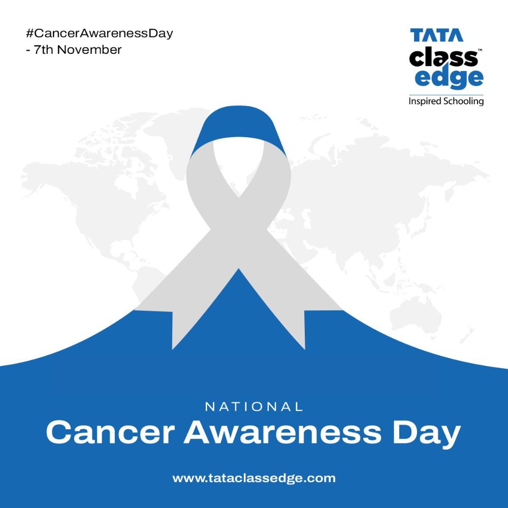 On this #NationalCancerAwarenessDay, let's adopt a #lifestyle which helps in reducing the risk of getting the #disease

#cancerawarenessday #tataclassedge #education #edtech #technology #learning #teaching #digitalschool #digitaleducation #NEP2020 #teachers #principals #school