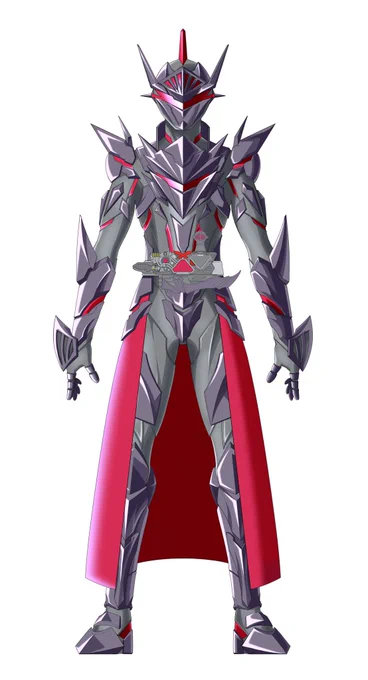 【漆黒ノ騎士(ブラックナイト)ダークナイトスタイル】白ノ騎士、影ノ女王に襲いくる3人目の戦士。謎に覆われた黒い騎士。溢れる力が常に身体の周りを黒い霧のようにして覆っている。#白ノ騎士#デュアリス 