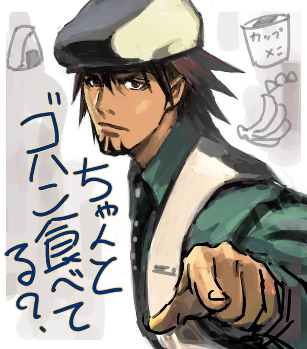 昔描いた虎徹さん 