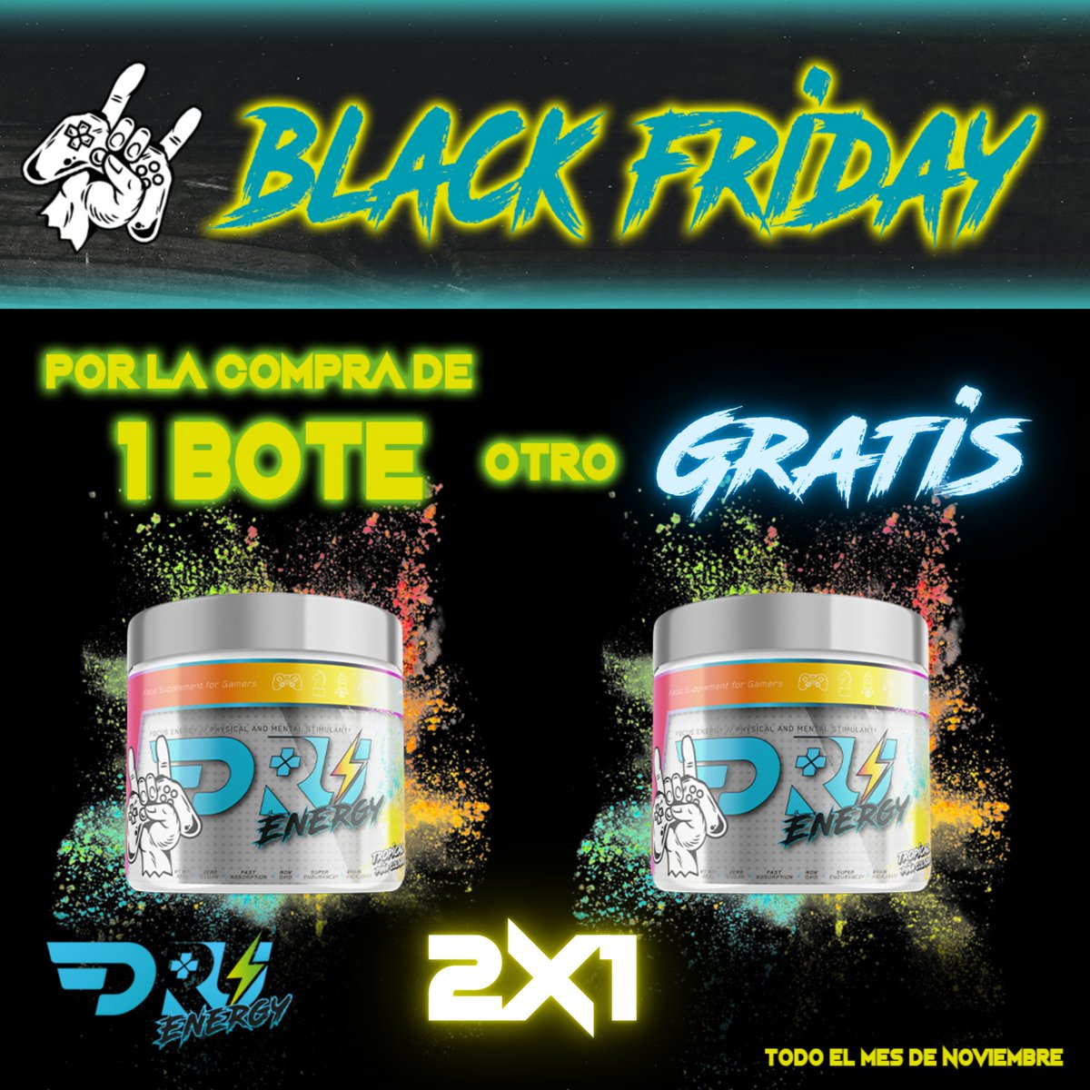 🔥 ¡Atent@s que traigo buenas noticias!

⚡ Durante todo el mes de noviembre por la compra de un bote de DRU Energy os regalamos otro completamente GRATIS. 💥

Aprovecha la oportunidad y entra ya en nuestra web druenergy.com