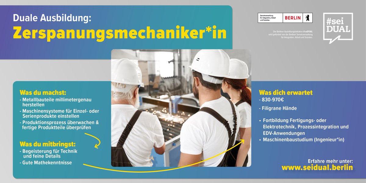 #seiDUAL - Die Berliner Ausbildungsinitiative tweet media