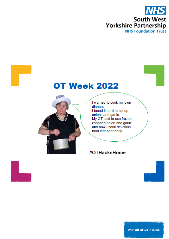 Here's an #OTLifeHackHome for #OTWeek2022 from one of our lovely service users: