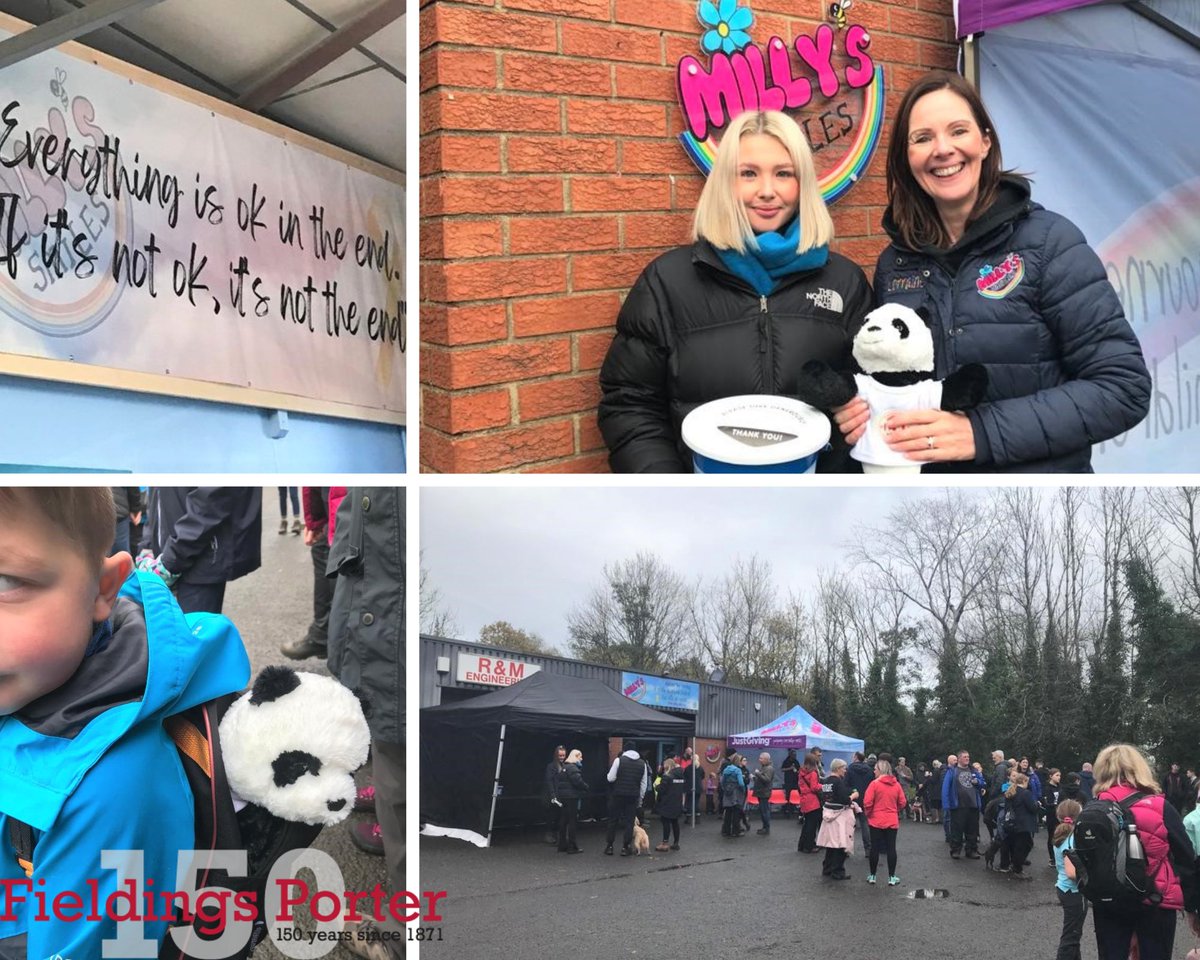 Well done to everyone who took part in the annual <a href="/Millys_Smiles/">Milly's Smiles</a>  walk yesterday. 

We're proud to support <a href="/Millys_Smiles/">Milly's Smiles</a>, who are our Charity of the Year! 🌈

If you'd like to know how you can get involved please visit their website - loom.ly/HGud8oY

#charityoftheyear