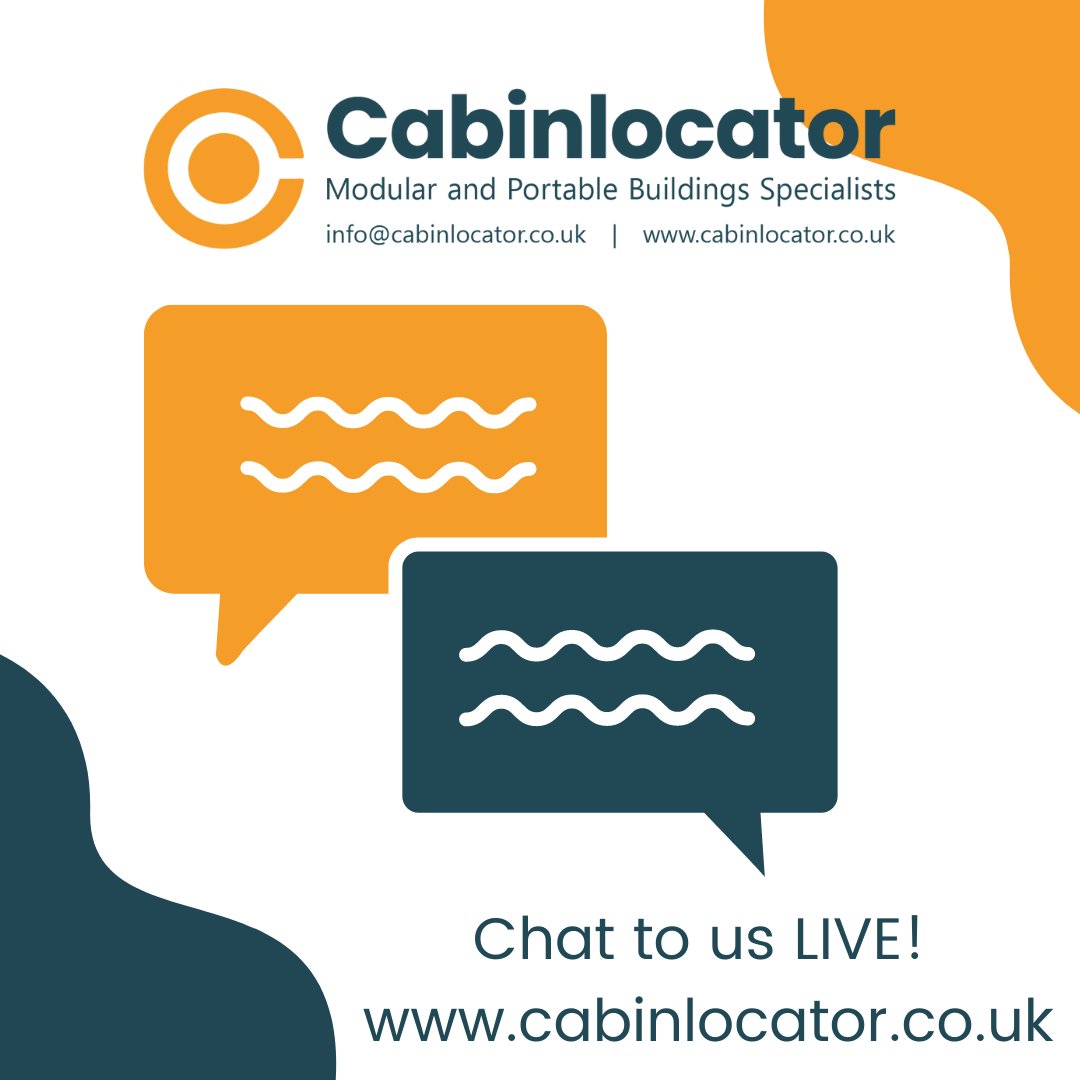 Chat to us live at cabinlocator.co.uk 🗨️

We are happy to answer any portable building queries, or check out our FAQ's and see if we have an answer to your question already ✅ 

Check out our FAQ's here:
ow.ly/Isbr50J8P27