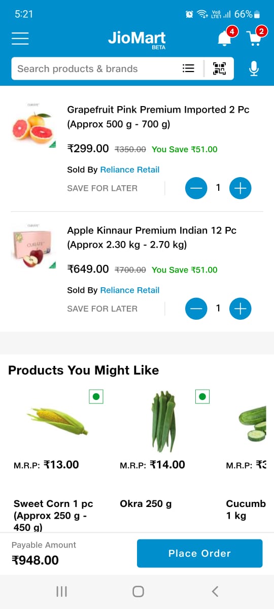 sachdevaraj's tweet image. @Republic_Bharat @reliancegroup @JioMart_Support @sudhirchaudhary
@narendramodi_in
Scam or mistake
The price shown in the app is ₹549/- and when we go to the cart, it is added up as ₹649/-.