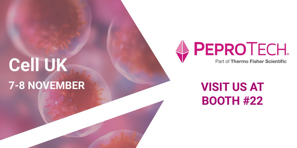 We are excited to be exhibiting at Cell UK. Stop by our booth to discuss your research needs! #OurSupportYourDiscovery #CellSeries22 #GeneTherapy #CellDevelopment