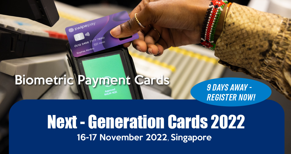 Greg_Pote's tweet photo. #biometric #authentication is the new CVM for cards (a key development of the new @emvco contactless kernel). Join us with Romain Zanolo from @IdemiaGroup  and @a_dalbore from @zwipe  for the details at #NGC2022 in Singapore, 16-17 November https://t.co/UDUfI8JySN https://t.co/nsFsAbAIgT