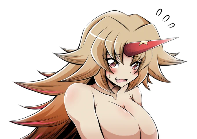久しぶりに描いた勇儀さん 