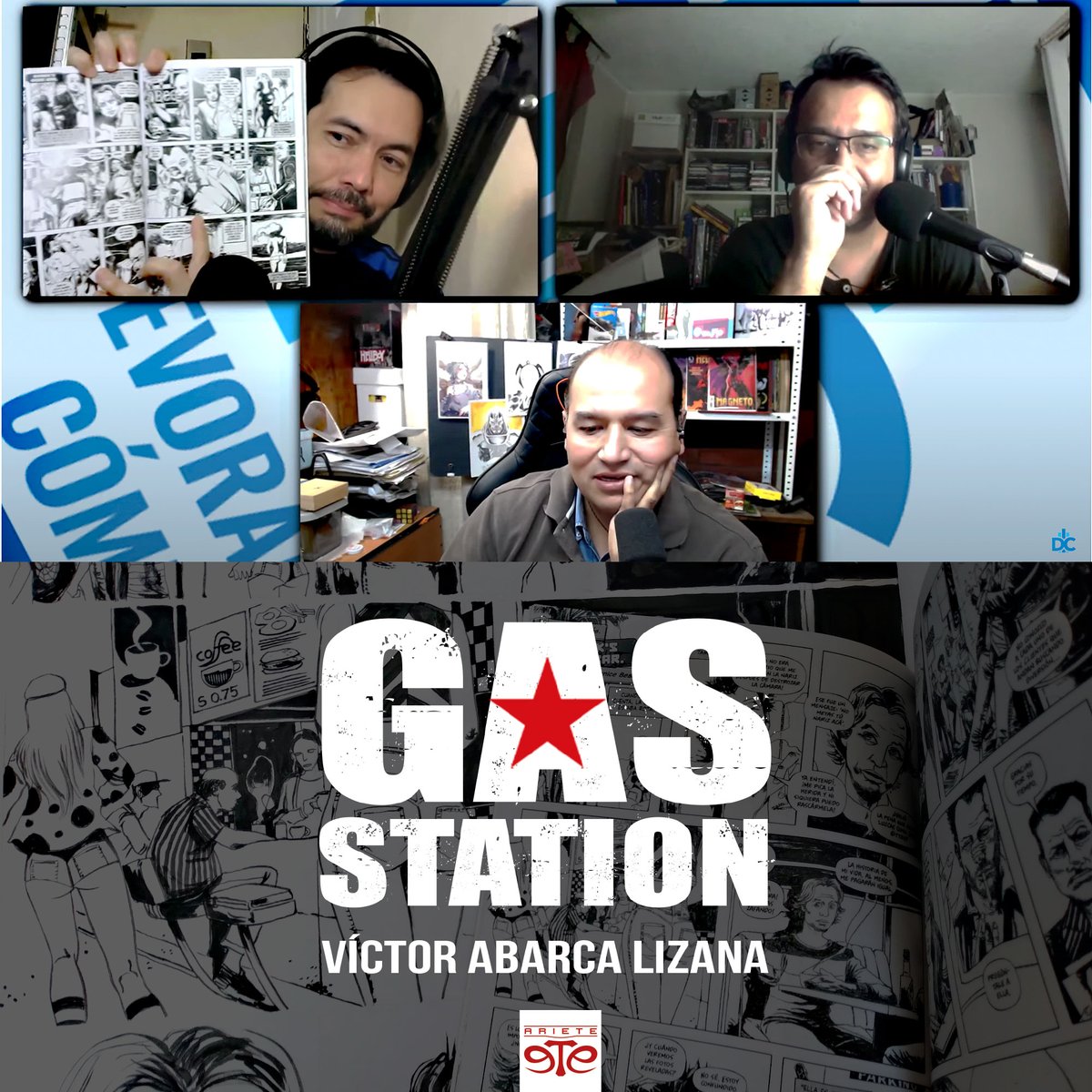 Como todos los primeros capítulos del mes, <a href="/dibujosshinzen/">DevorandoComics</a> trae las lecturas del mes.
LINK 👇
youtube.com/watch?v=et0DOh…

★ ★ ★ ★ ★

Fernando Galvéz habla de
GAS STATION
publicación de <a href="/arietepro/">Ariete Producciones</a>. 
¡Muchas gracias por tus palabras Fernando! 
Follow el hashtag #GasStationComic