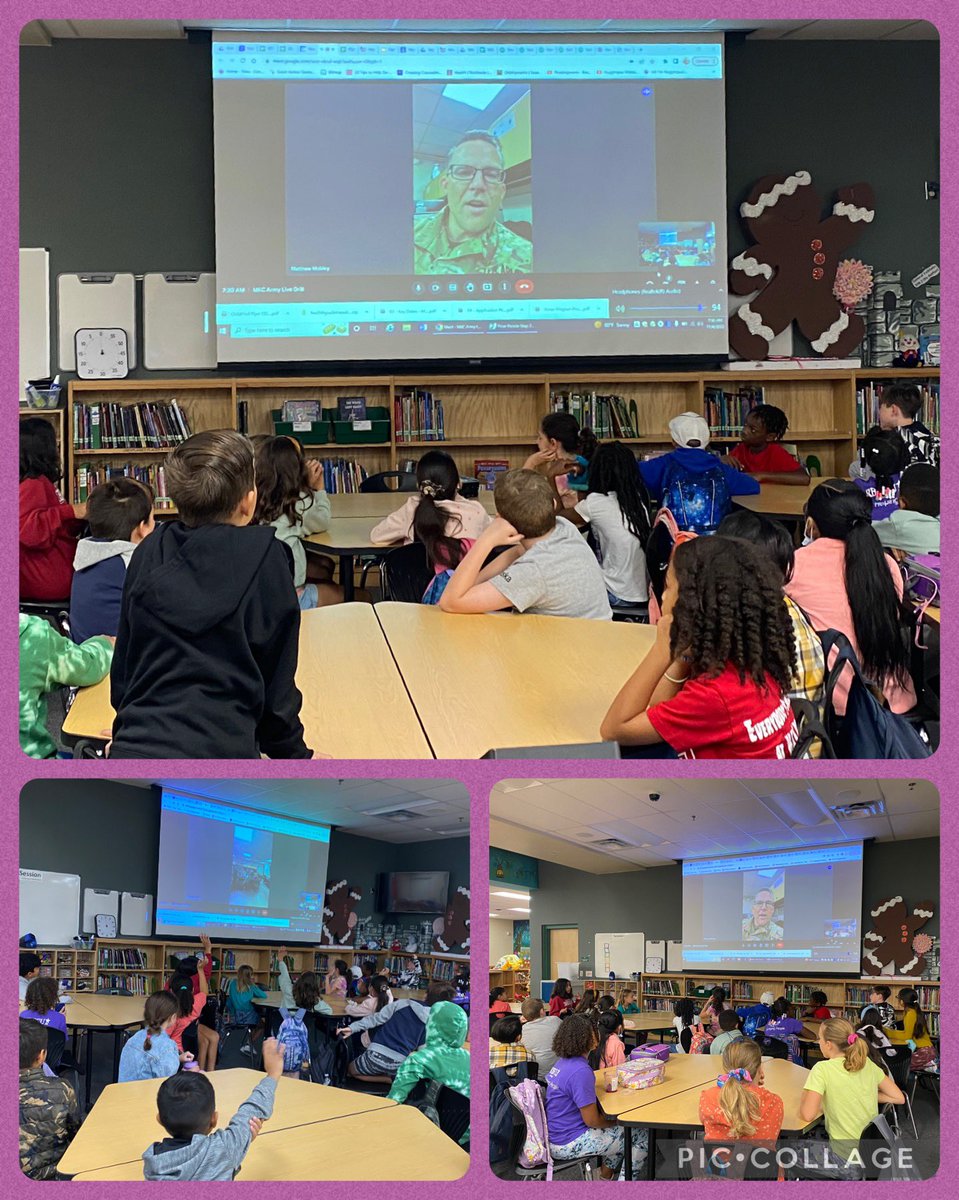 Our Military Kids Club members were able to zoom with Army Chief Mobley this past Friday. They learned that commitment is important and what you say and do matters in life and in the military. <a href="/NISDKallison/">Kallison Elementary</a> <a href="/NISDCounseling/">NISD Counseling</a> #leadthecharge