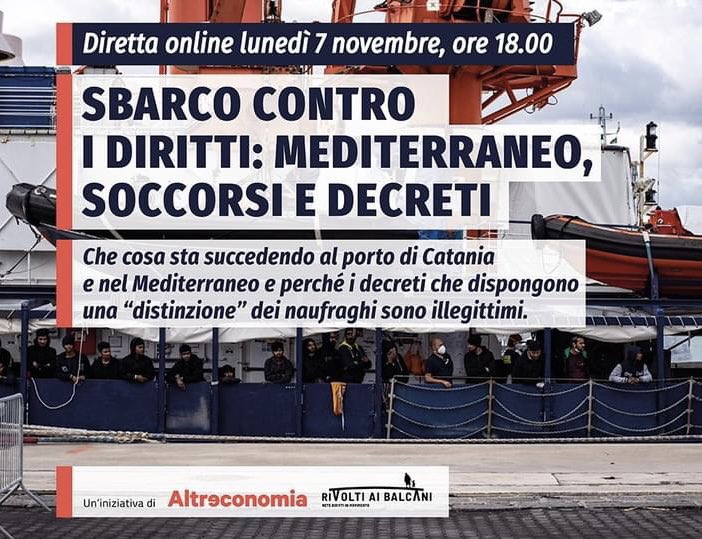 🔴Sbarchi selettivi e carichi residuali. Cosa sta succedendo al porto di Catania?
📣 RiVolti ai Balcani e Altreconomia fanno chiarezza, oggi alle 18 appuntamento con la diretta online.