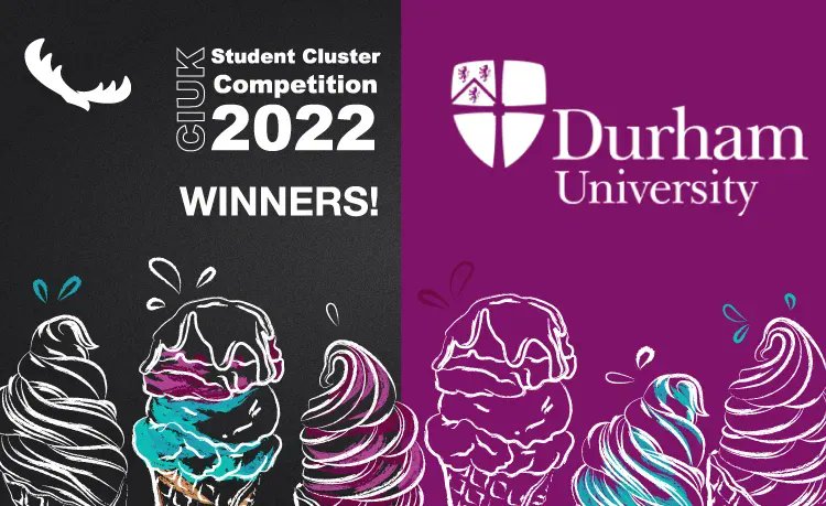 🎉Big congrats to Team ClusDur <a href="/durham_uni/">Durham University</a> <a href="/ARC_DU/">Durham University Advanced Research Computing</a> on winning the first round of the <a href="/CompInsightUK/">Computing Insight UK</a> Student Cluster Challenge!  The students got to add flavor to this year's challenge thanks to Alces Flight's Research Private Cloud Platform.  Read more: buff.ly/3zLZEVD