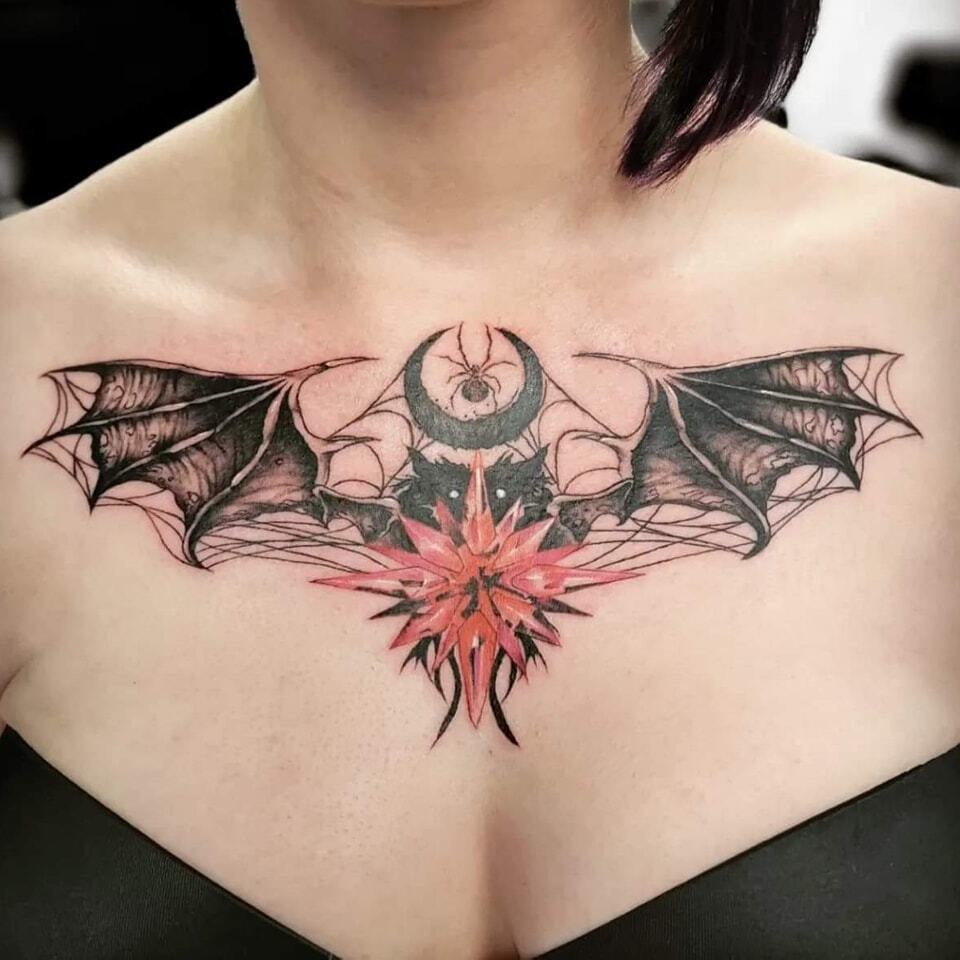 thirtythreevii's tweet photo. Who doesn't like a bad ass chest piece? Check out our artist Darkiztlght for your tattoo needs. His link is posted below ⬇️⬇️⬇️ https://t.co/5ws1jXBzTX https://t.co/QarEPJiQWV