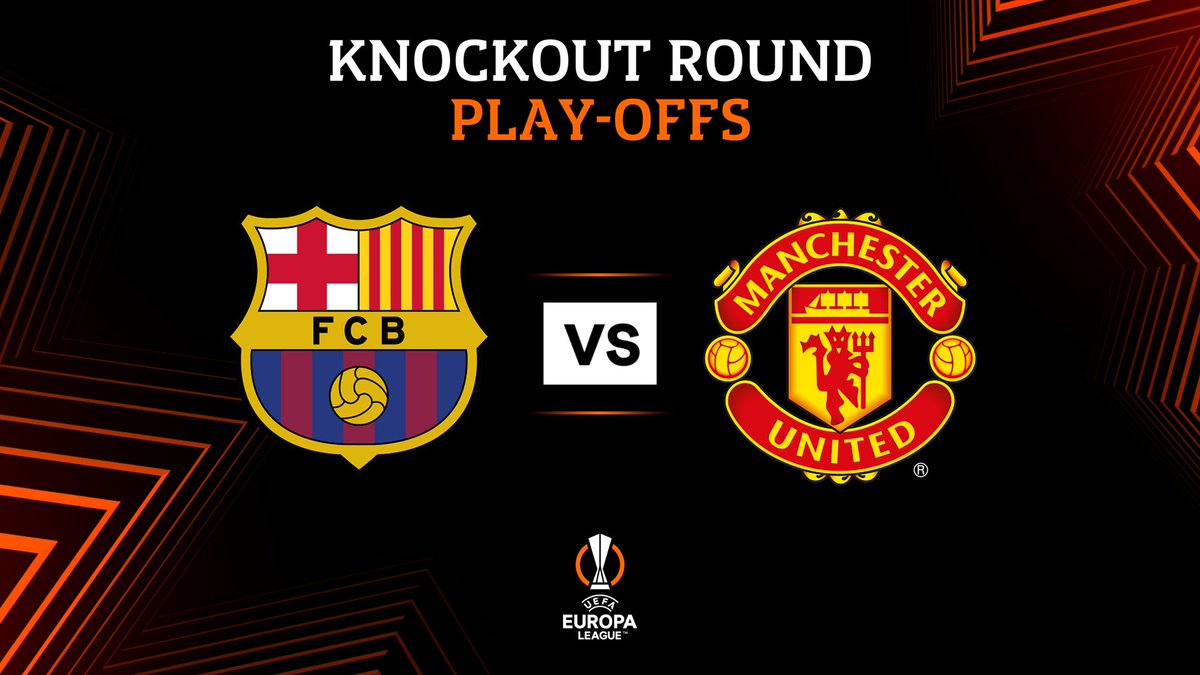 🇪🇸 Barcelona vs Manchester United 🏴󠁧󠁢󠁥󠁮󠁧󠁿 #UELdraw